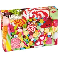 Tactic Puslespill - Candy Bonanza - 56 Brikker - - OneSize - Puslespill