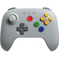 8Bitdo 64 Bluetooth Belaidis Pultelis | Pilkas