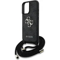 GUESS Pu 4g Metal Logo Crossbody Strap Iphone 16 Telefondeksel