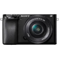 Sony a6100 ILCE-6100 - Digitalkamera - speilløst - 24.2 MP - APS-C - 4K / 30 fps 16-50 mm Power Zoom-linse - Wi-Fi, NFC, Bluetooth - svart
