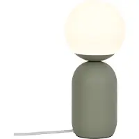 Nordlux Bordlampe Notti av metall og glass, grønn
