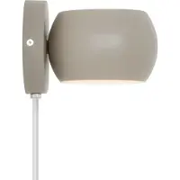 Nordlux Vegglampe Belir opp/ned med stikkontakt, brun