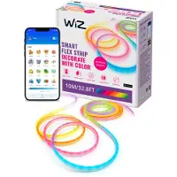 Wiz 929004126301, Vegglampe, Ambience, Soverom, Stue, Hvit, Plast, IP20