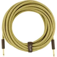 Fender Deluxe 25 Fot Lang Rett Instrumentkabel Tweed
