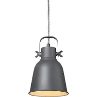 Nordlux Adrian pendellampe i svart, Ø 16cm