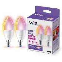 WiZ Connected Wi-Fi BLE 40W C37 E14 922-65 RGB 2PF/6