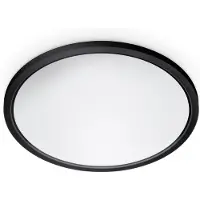 WiZ Connected SuperSlim smart taklampe, 22W, justerbar hvit og dimbar, ultraslankt design, svart