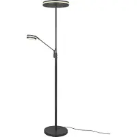TRIO LED-uplight Franklin, leselampe, antrasitt