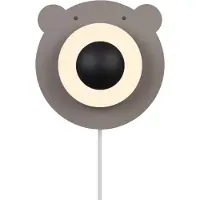 Nordlux Vegglampe Bruna Bear med kabel og støpsel