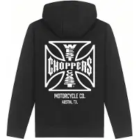 West Coast Choppers Atx Cross Genser Med Hel Glidelås