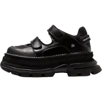 Art for woman. 116441010003_001 Core 2 leather shoes black (38), 1 to 3 cm, Velcro, Casual