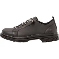 Art for woman. 118971101003_001 1897 Birmingham leather shoes black (37), Laces, Casual