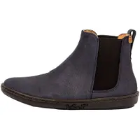 El naturalista for woman. 253102CZ0005_0B0 Leather ankle boots N5310 navy (42), Flat, None, Casual