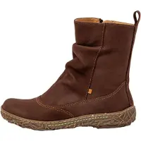 El naturalista for woman. 2N722312E505_012 Pleasant brown leather ankle boots (39), Flat, Zip, Casual
