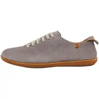 El naturalista for man. 2N2968500005_0B0 Leather trainers N296 Traveller greyish blue (36), Flat, Laces, Casual