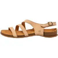 El naturalista for woman. 2581112ZZ005_020 Leather sandals N5811 Panglao beige (42), Flat, Buckle, Casual