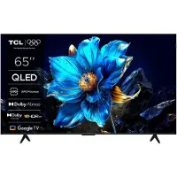 TCL 65P7K - 65 Diagonalklasse (64.5 synlig) - P7K Series LED-bakgrunnsbelyst LCD TV - QLED - Smart TV - Google TV - 4K UHD (2160p) 3840 x 2160 - HDR - Quantum Dot, Direct LED - børstet metall