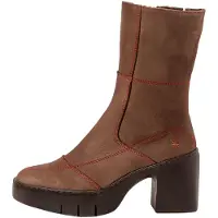 Art for woman. 116591212003_012 Leather Boots 1659 Sofia brown (42), 3 to 5 cm, Zip, Casual