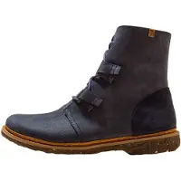 El naturalista for woman. 254701NF0005_0B0 Leather ankle boots N5470 Angkor navy blue (36), Flat, Laces, Casual