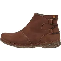 El naturalista for woman. 2N9171FQ0005_012 Leather Ankle Boots N917 Angkor brown (36), Flat, Zip, Casual