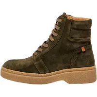 El naturalista for woman. 25900S1FE005_0G3 Leather Ankle Boots N5900S Arpea green (37), Flat, 1 to 3 cm, Casual