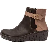 El naturalista for woman. 251331UU0005_001 Leather ankle boots N5133 black (41), 5 to 8 cm, Zip, Casual