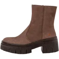 Art for woman. 113741212003_012 Leather ankle boots 1374 brown (41), 3 to 5 cm, Zip, Casual
