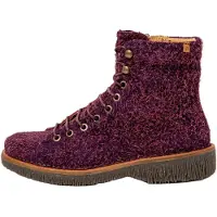 El naturalista for woman. 25572PER0005_008 Leather ankle boots N5572P Volcano pink (41), Flat, Zip, Casual