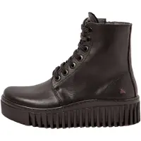 Art for woman. 115171101003_001 Leather Ankle Boots 1517 Brighton black (39), 1 to 3 cm, Zip, Casual