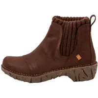 El naturalista for woman. 2NE234120005_012 Pleasant brown leather ankle boots (37), 1 to 3 cm, None, Casual