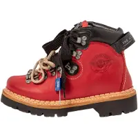 Art unisex. 100301108603_008 Leather Ankle Boots 0030 Air Alpine red (40), Flat, Laces, Casual