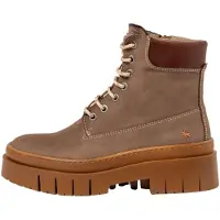Art for woman. 119671120003_020 Leather Ankle Boots 1967 Amberes brown (36), 1 to 3 cm, Zip, Casual