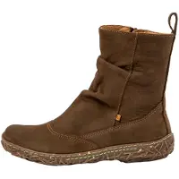 El naturalista for woman. 2N7223FEE505_0G3 Pleasant Forest green leather ankle boots (40), Brown, Flat, Zip, Casual