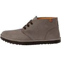El naturalista unisex. 253741110005_039 Leather ankle boots N5374 Pleasant grey (40), Flat, 1 to 3 cm, Laces, Casual
