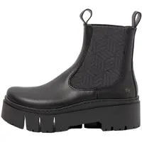 Art for woman. 117661101003_001 Leather Ankle Boots 1766 Leeds black (38), 3 to 5 cm, None, Casual