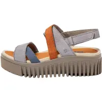 Art for woman. 1167611GX003_0MU Leather Sandals 1676 Brighton multicolor (42), 3 to 5 cm, Velcro, Casual