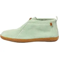El naturalista for woman. 252901283005_0G3 Leather Ankle Boots N5290 El Viajero green (38), Flat, Laces, Casual
