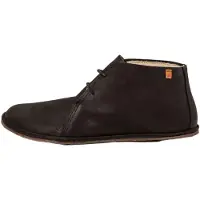 El naturalista unisex. 25672C101005_001 Pleasant leather ankle boots black (38), Flat, Laces, Casual
