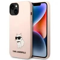 Karl Lagerfeld KLHCP14MSNCHBCP iPhone 14 Plus 6,7" hardcase rosa/rosa Choupette i silikon