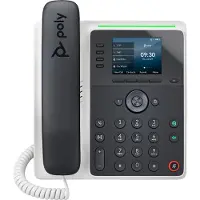 HP Poly Poly Edge E220 - VoIP-telefon med anrops-ID/samtale venter - treveis anropskapasitet - SIP, SDP - multilinjedrift - 16 linjer - midnattsblå, hvit