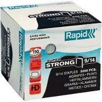Rapid 9/14 Mm X5000 Super Strong Galvaniserte Stifter