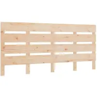 vidaXL Sengegavl 180x3x80 cm heltre furu