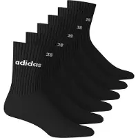 Adidas Sokker - Polstret - 6-pack - C Lin Crew - S - - 37/39 - Sokker