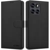 Tech-Protect Motorola Moto G77/G67 Lommeboketui med magnet og stativ - Svart