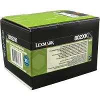 Lexmark 802XK Tonerkassett Svart