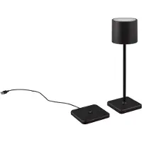 TRIO LED-bordlampe Fernandez, dimmer og CCT svart