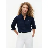 Tommy Hilfiger Ww0ww43577 Skjorte Med Lange Ermer