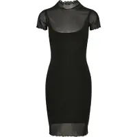 Urban Classics Mesh Double Layer Kort Ermet Kjole