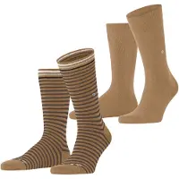 Burlington Hverdags 2-Pakning Striper Beige Størrelse