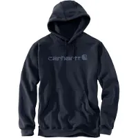 Carhartt Marquette Logo Sweatshirt Men Navy/Dark Blue XS
